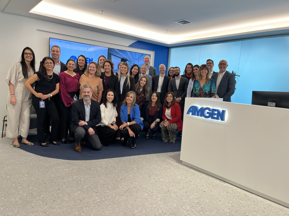 time OCMO visita Amgen Brasil