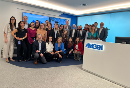 time OCMO visita Amgen Brasil